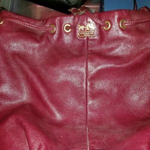 Soft leather Coach purse